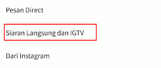 Cara Mematikan Notifikasi Live Instagram TemanCara Mematikan Notifikasi Live Instagram Teman