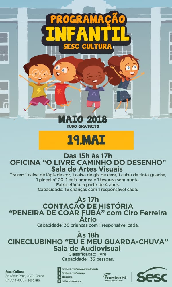 Programação INFANTIL, SESC Cultura