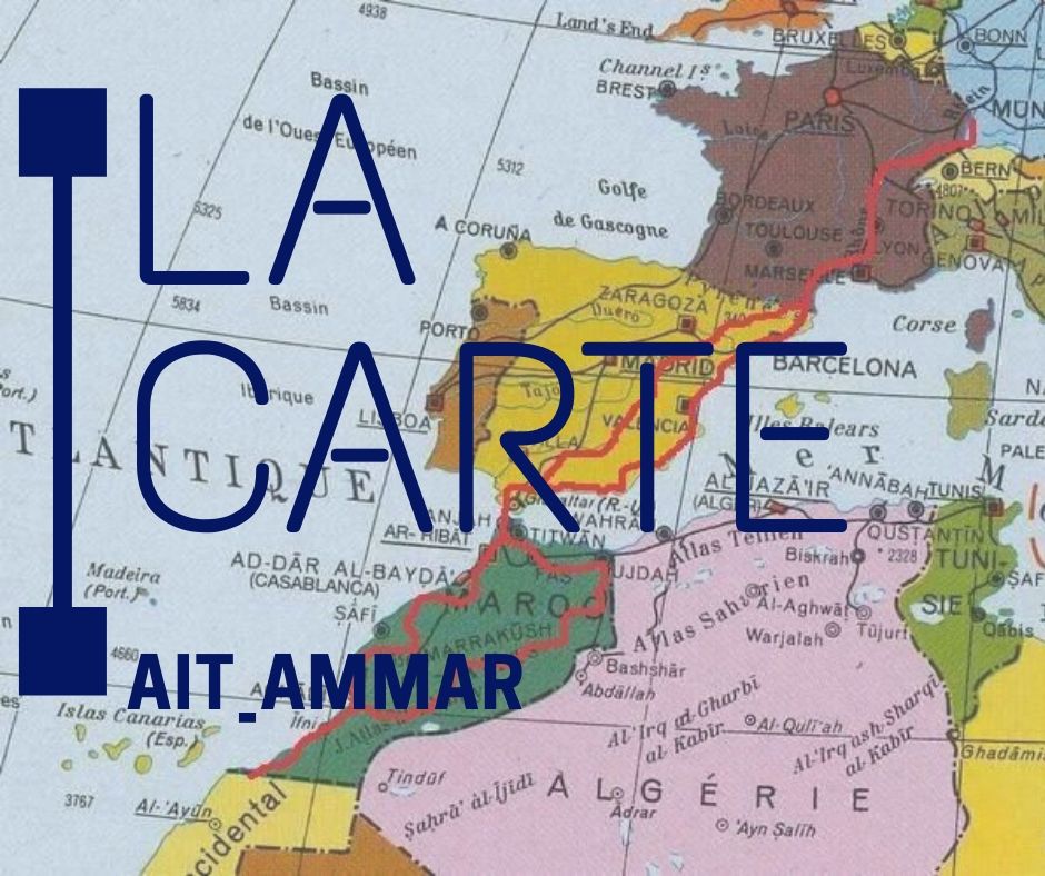 Carte topographique Marocaine AIT_AMMAR 1-50000 Carte topographique Marocaine AIT_AMMAR 1-50000