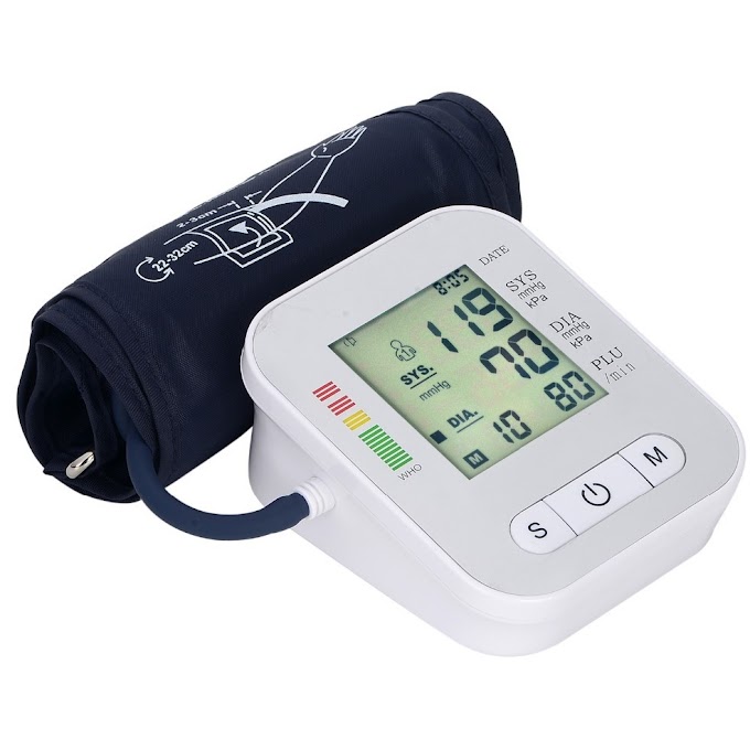 Automatic Digital LCD Monitor Arm Blood Pressure Monitor BP Cuff Measuring Instrument Home Machine.