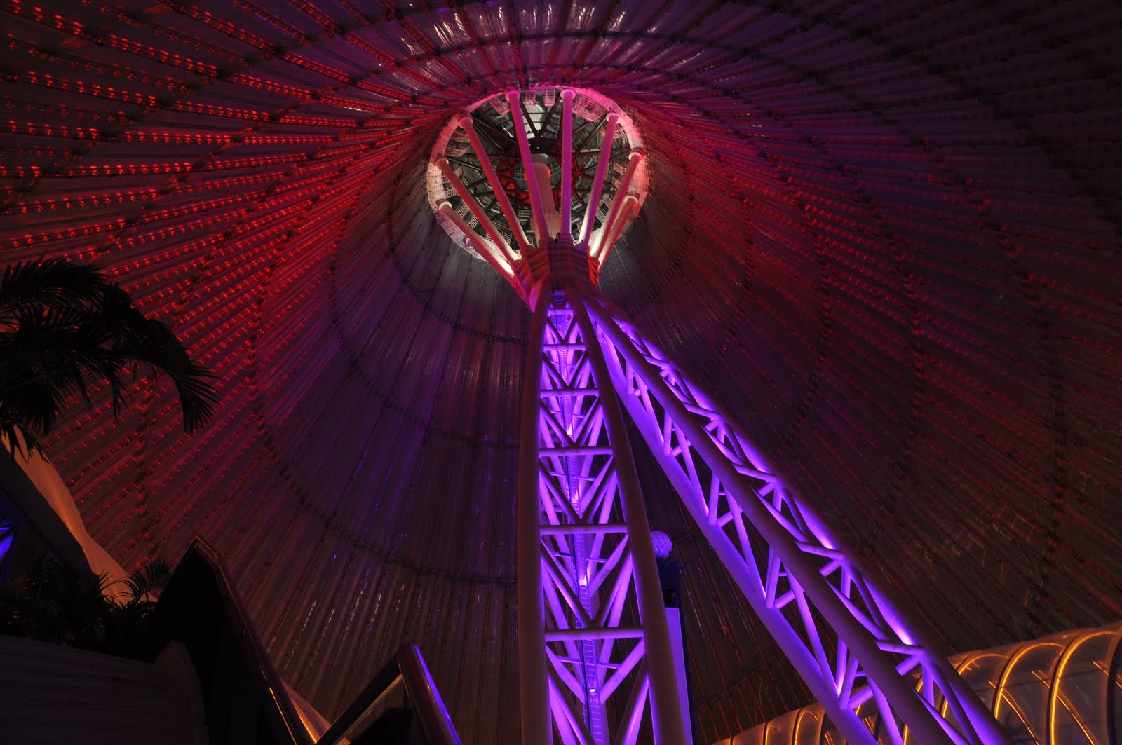 Lighting Design Post World's Biggest Tent Khan Shatyr has been Lit by