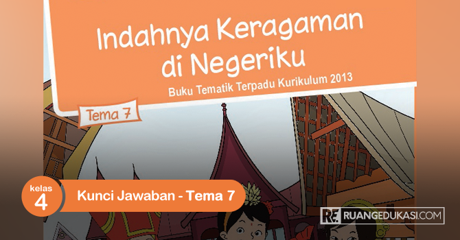 Kunci Jawaban Buku Tematik Kelas 4 Tema 7 Indahnya Keragaman di Negeriku