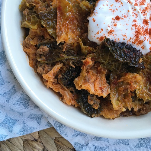 Greenway36: Schmor-Wirsing mit Hack