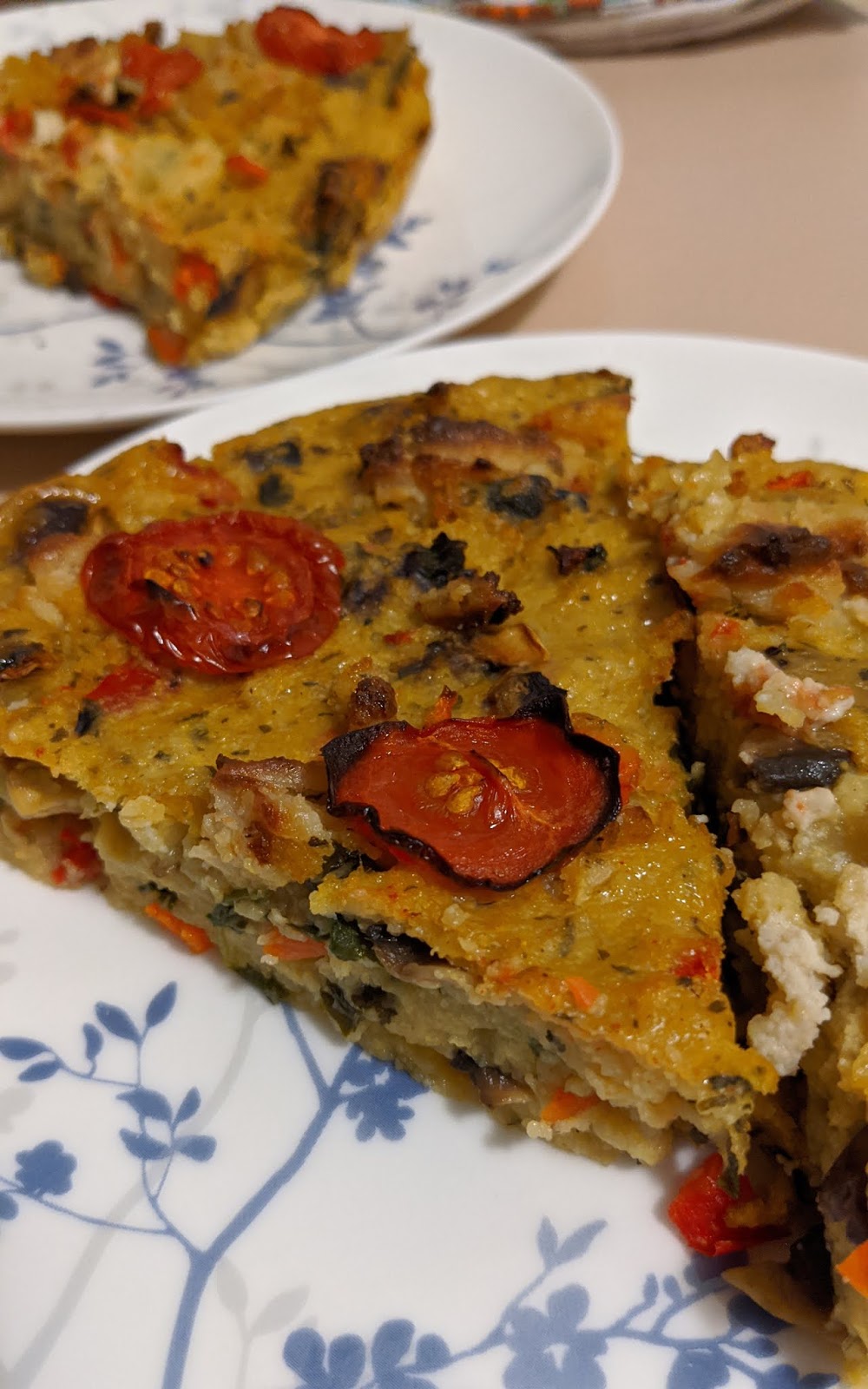 Recipe Polenta 'Quiche' Vegan