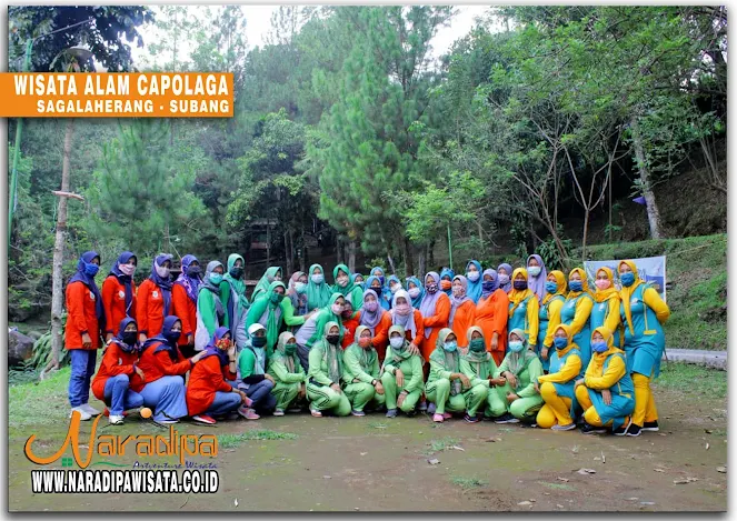 Serunya Outbound Di Wisata Alam Capolaga | naradipawisata.co.id