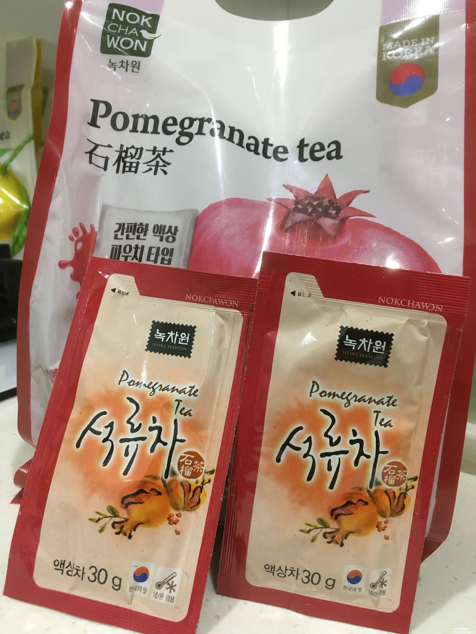 UnboxingKorean pomegranate tea, cold drink is better and can also be mixed alcoholic beverages