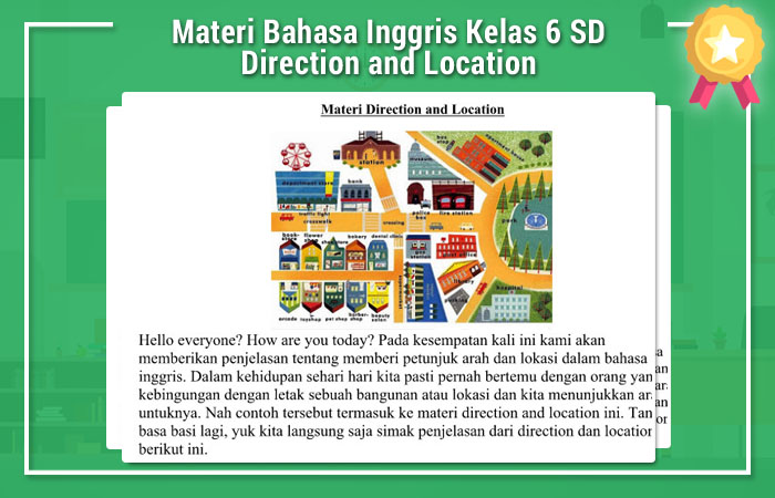 Materi Bahasa Inggris Kelas 6 Sd Direction And Location Soal Bahasa Inggris Materi Bahasa Inggris Kelas 6 Sd Direction And Location Soal Bahasa Inggris