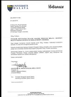 Surat Balasan dari APM, UM Surat Balasan dari APM, UM