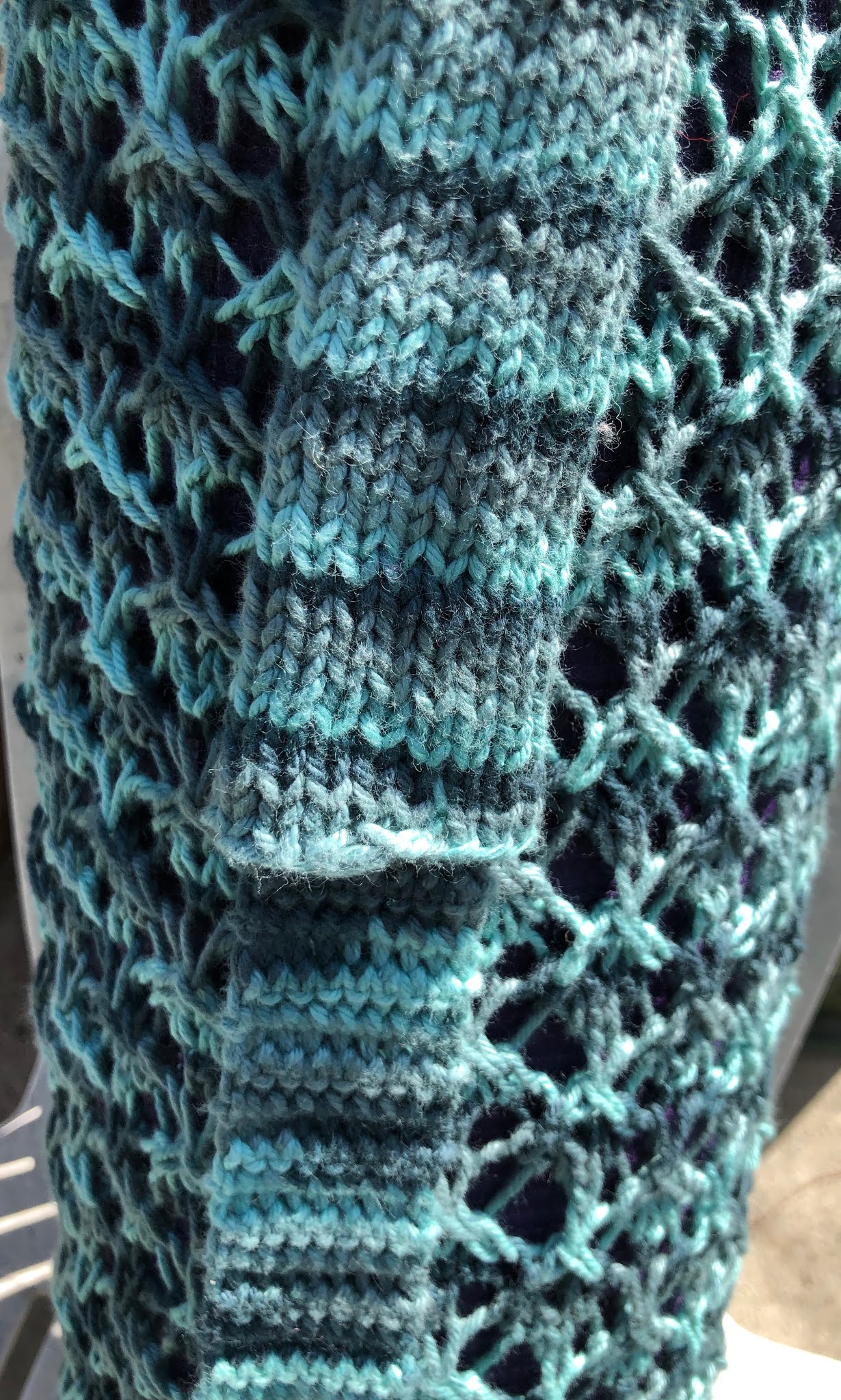 Ashlyn's Yoga Bag knitting pattern w/ @KnitPicks Dishie