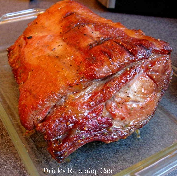 Grilled Pork Rib Roast