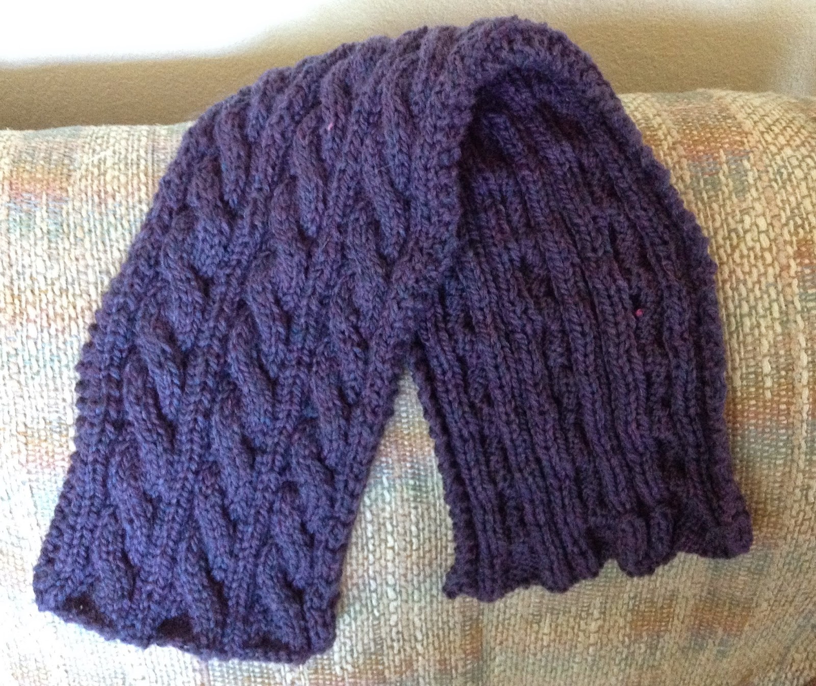 The Crazy Cat Lady Knits Irish Hiking Scarf