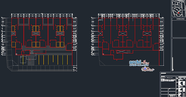 Module departments in AutoCAD  