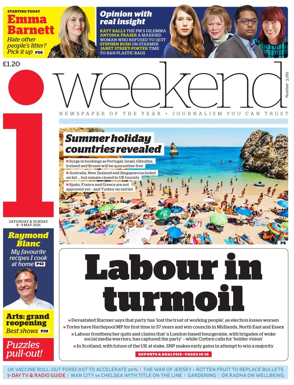 Bin The Labour Party: SATURDAY'S FRONT PAGES
