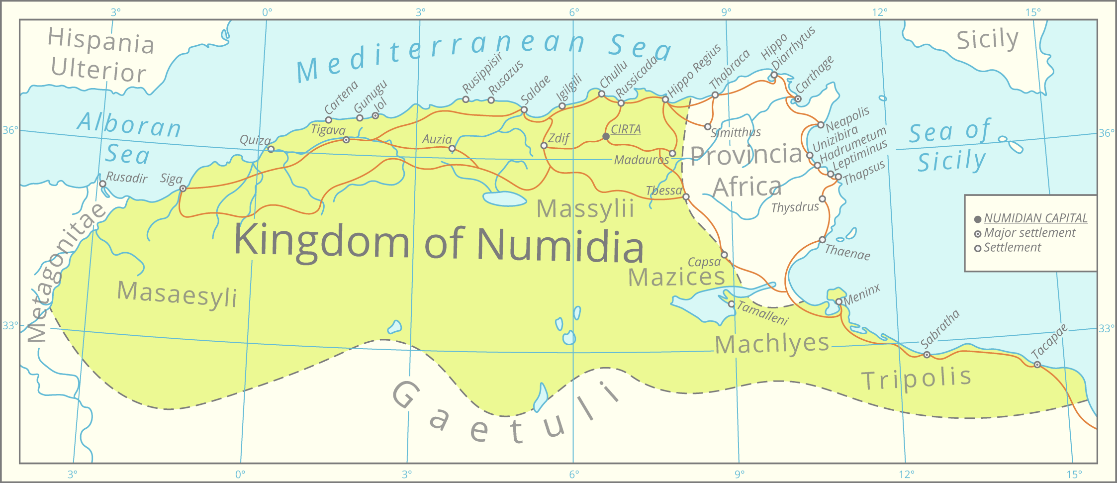 النقود الأمازيغية النوميدية أول عملة في التاريخ يتم سكّها في أفريقيا Kingdom_of_Numidia-02