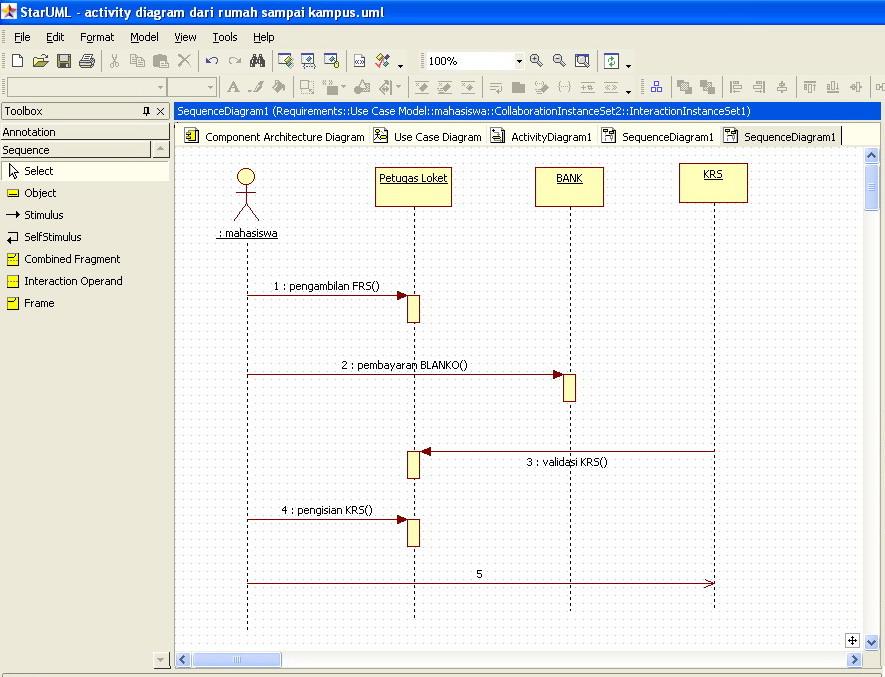 Диаграмма состояний в staruml
