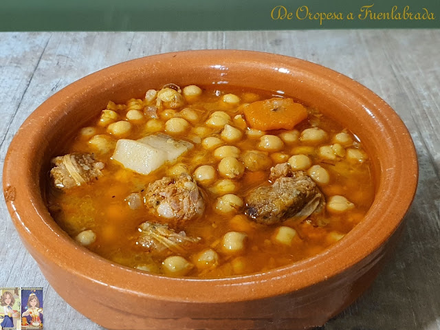 GARBANZOS CON CHORIZO O "COCIDO MADRILEÑO EL LITORAL"