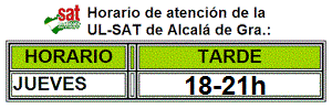 Nuestro Horario: