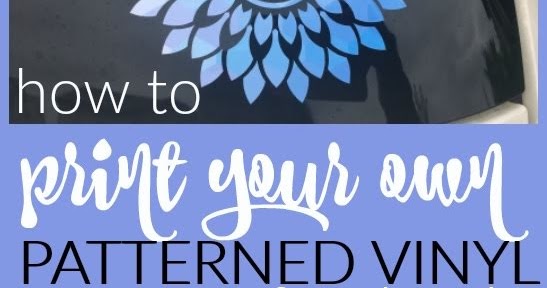 Diy Vinyl Printing With Inkjet Printable Vinyl Sheets Silhouette