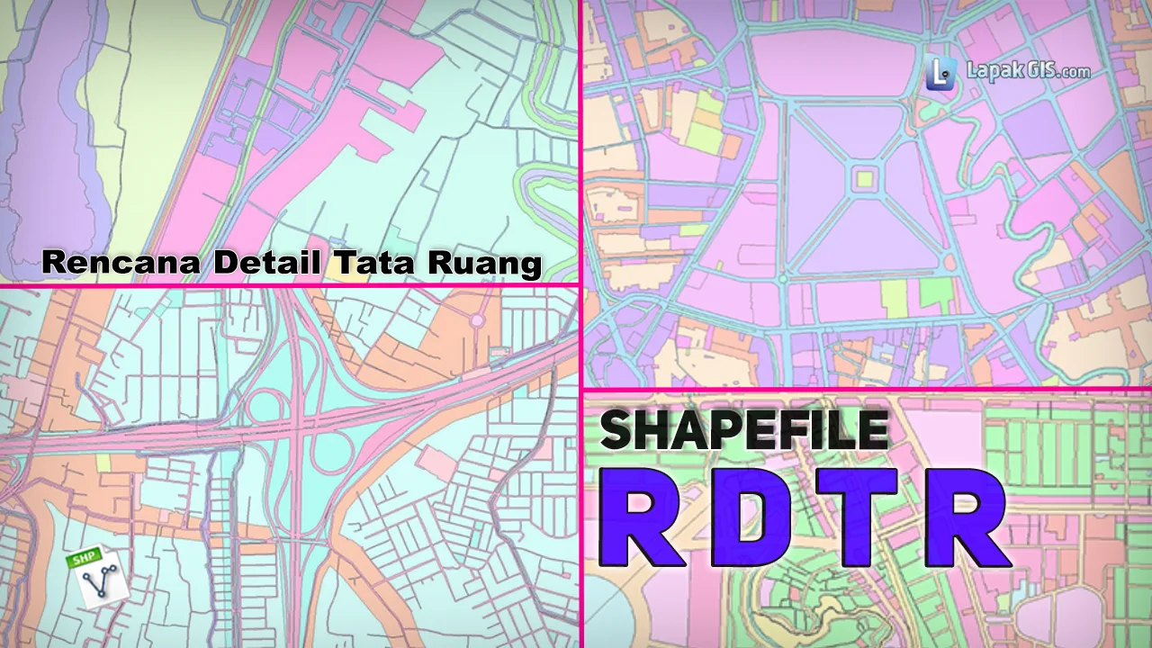 Shapefile RDTR Kabupaten atau Kota Indonesia