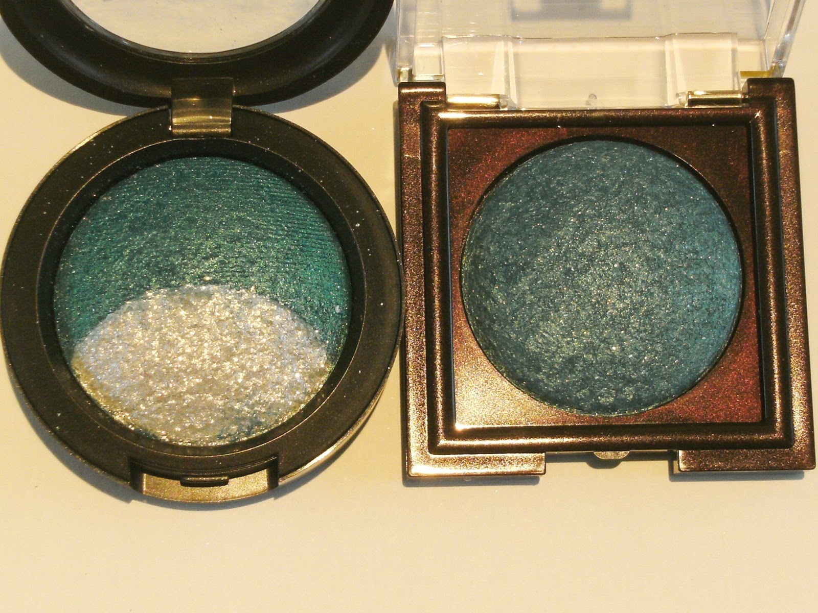 Pleasureflush Laura Mercier Baked Eyeshadow Review and Comparison Swatches