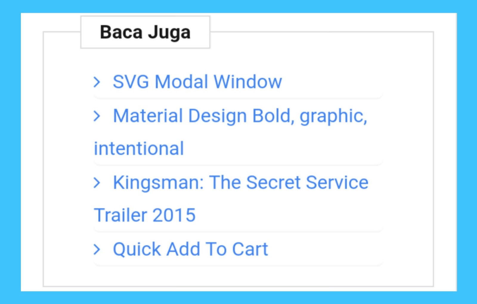 Cara Membuat Baca Juga Atau Artikel Terkait Yang Keren Di Blog ... Cara Membuat Baca Juga Atau Artikel Terkait Yang Keren Di Blog ...