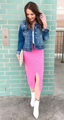 Pink skirt and top Pink skirt and Top Combination