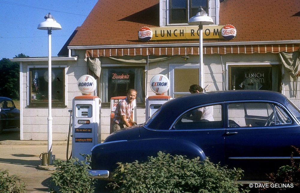 50 Wonderful Color Photographs That Show What Gas Stations Looked Like