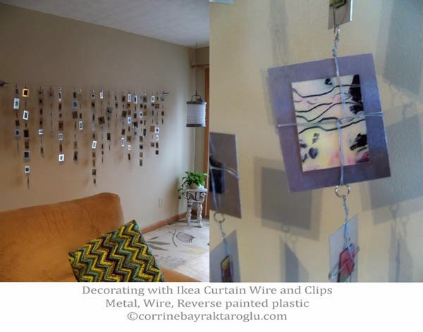 This Art Life In Ahwatukee Decorating With Ikea Curtain Wire And