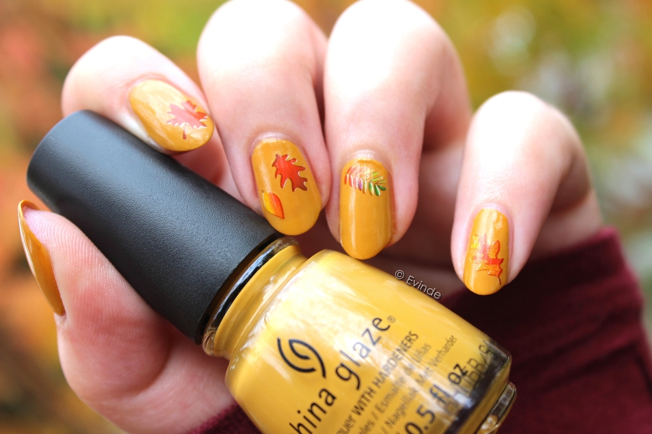 Olive and Mustard Nail Art Inspiration - wide 8