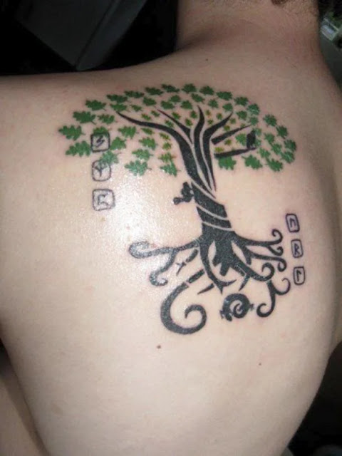 Best World Tree Tattoo designs on body