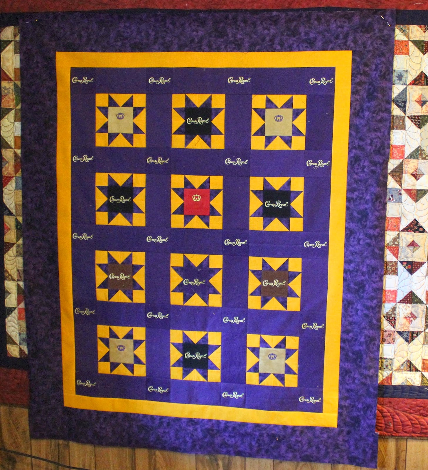 Katie's Quilts and Crafts 2014 Crown Royal Quilt 1?