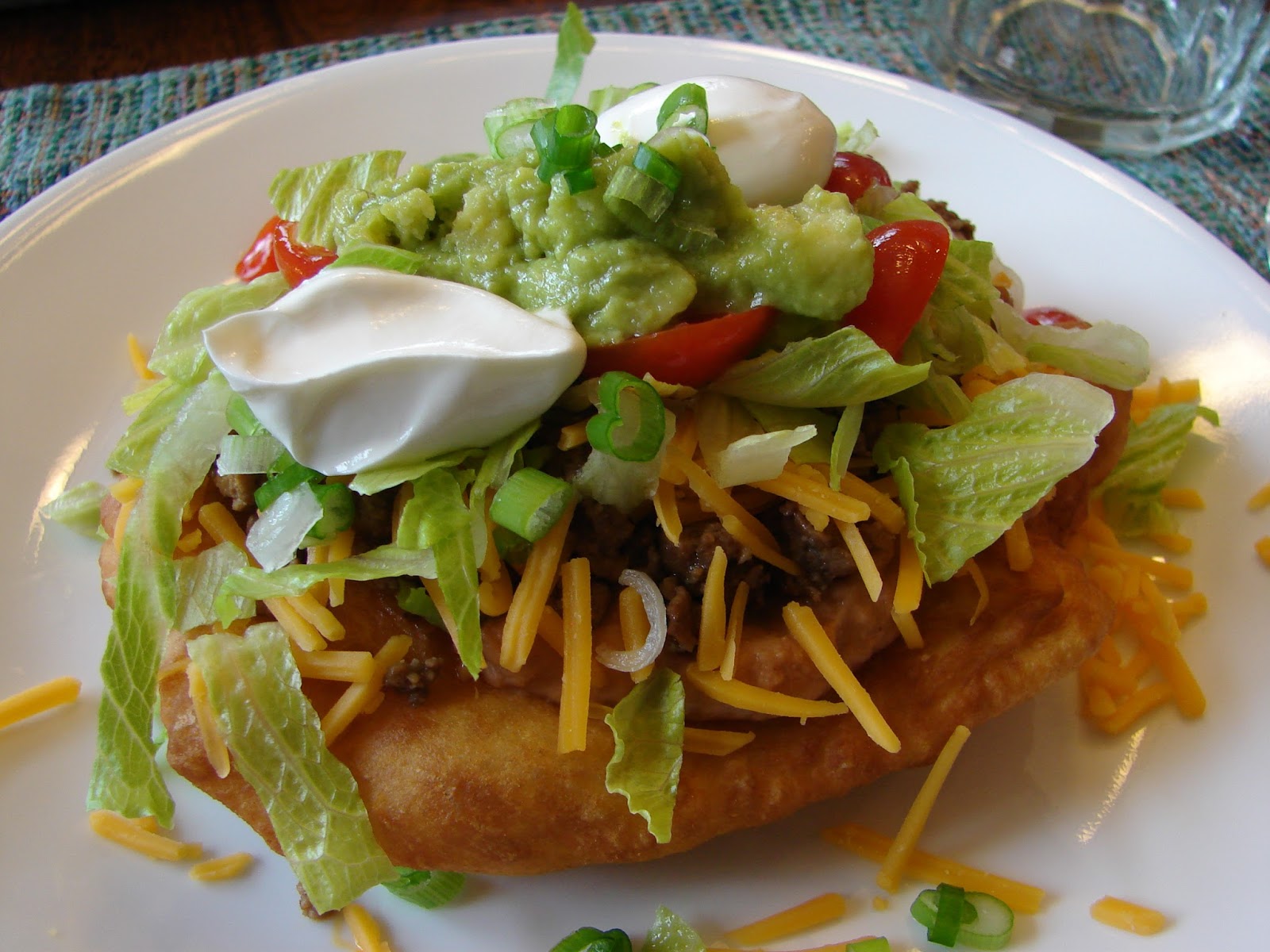 A Bear in the Kitchen Navajo Tacos with Quick Fry Bread