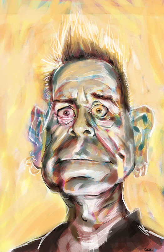 Stephen Case blog: Johnny Rotten caricature
