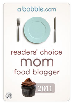 Readers' Choice Mom Food Blogger for 2011