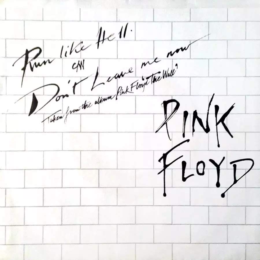 Pink Floyd Ilustrado 1980 Run Like Hell Single 7' U.S.A