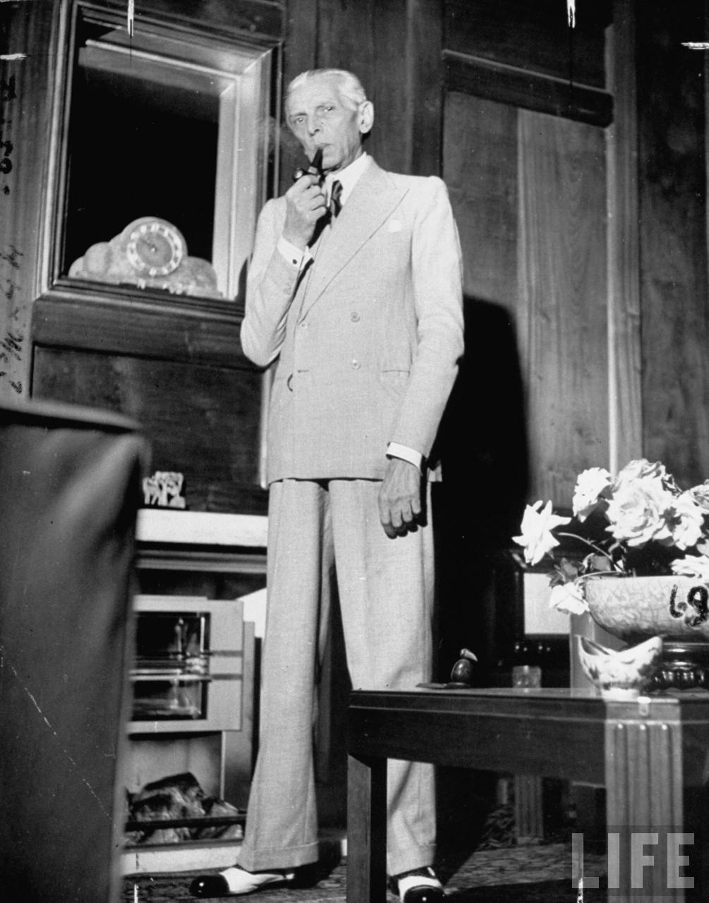 Portrait of Mohammed Ali Jinnah