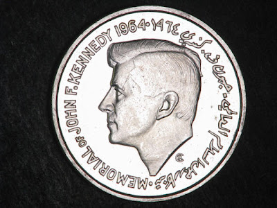 President United States John Kennedy coin
