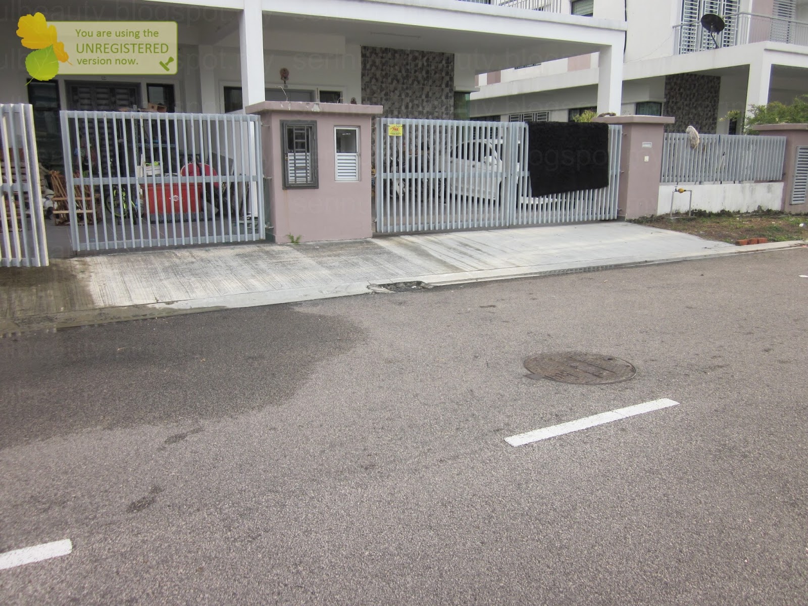 Healthy Nurul Beauty The look of the dried dog poop in front of my house today