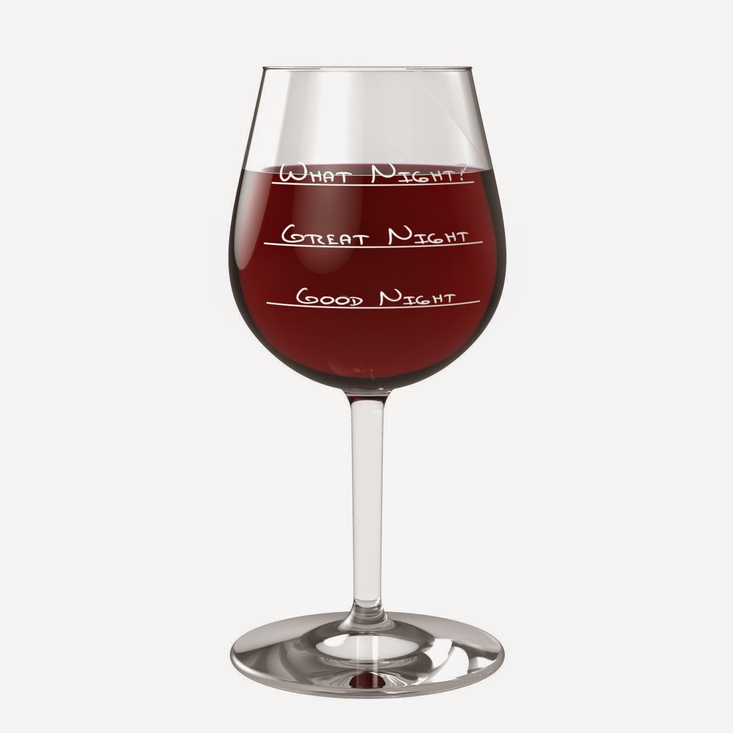 What Night Funny Wine Glass 