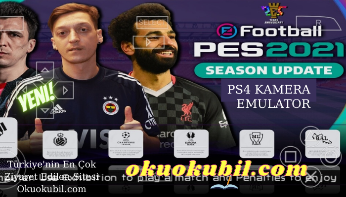 PES Lite 2021 PPSSPP – PSP Iso Veri Kaydetme Dokularını Yeni Kitler İndir