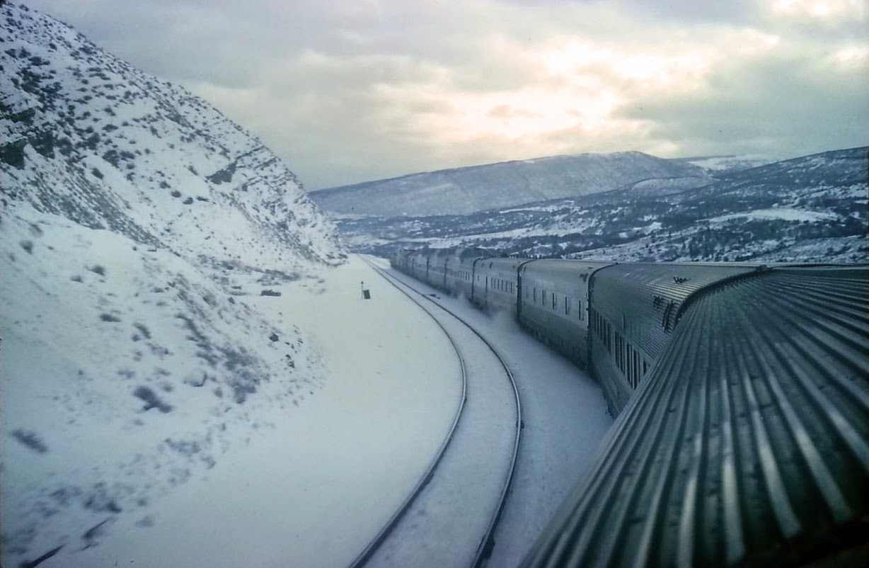 transpress nz aboard the 'California Zephyr' through Utah mountains