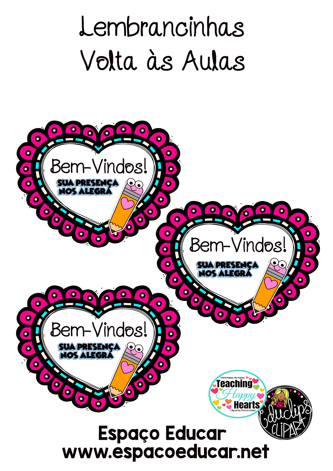 Cartões de bem-vindos ou volta às aulas para imprimir
