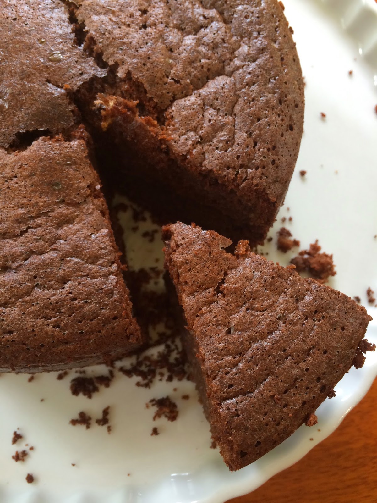 East meets West Glutenfree Chocolate Hazelnut Cake