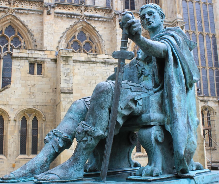 Illyrian emperors formalized Christianity Constantine I and Justinian