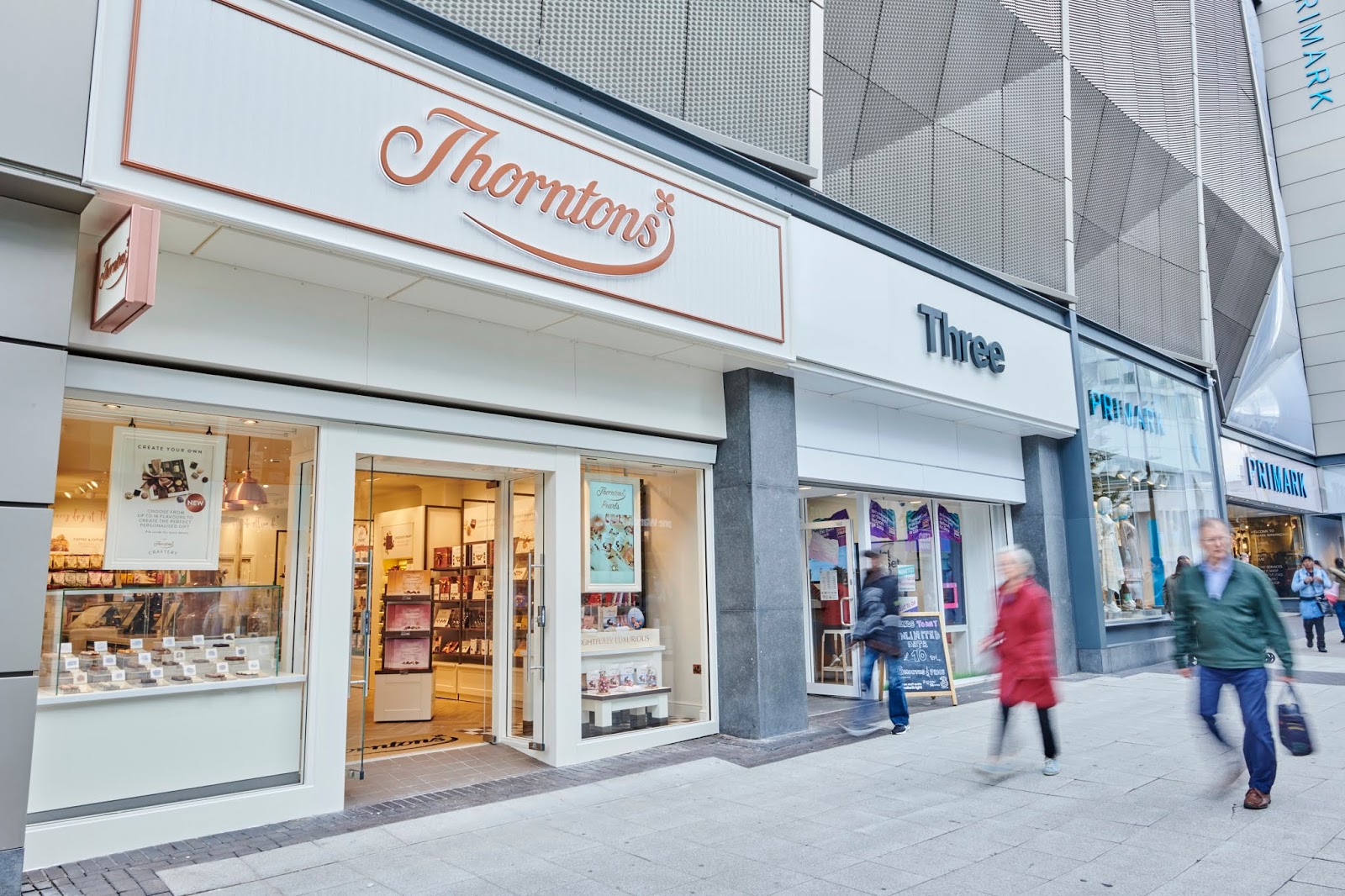 Top 3 favourite things about the newlook Thorntons Birmingham High