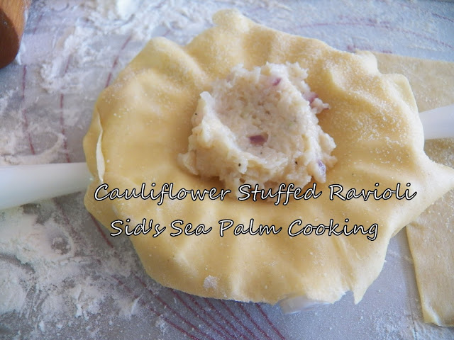 Cauliflower Stuffed Ravioli