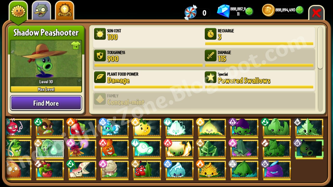 Plants vs Zombies 2 Android Save Game Files pp.dat Screenshot 2