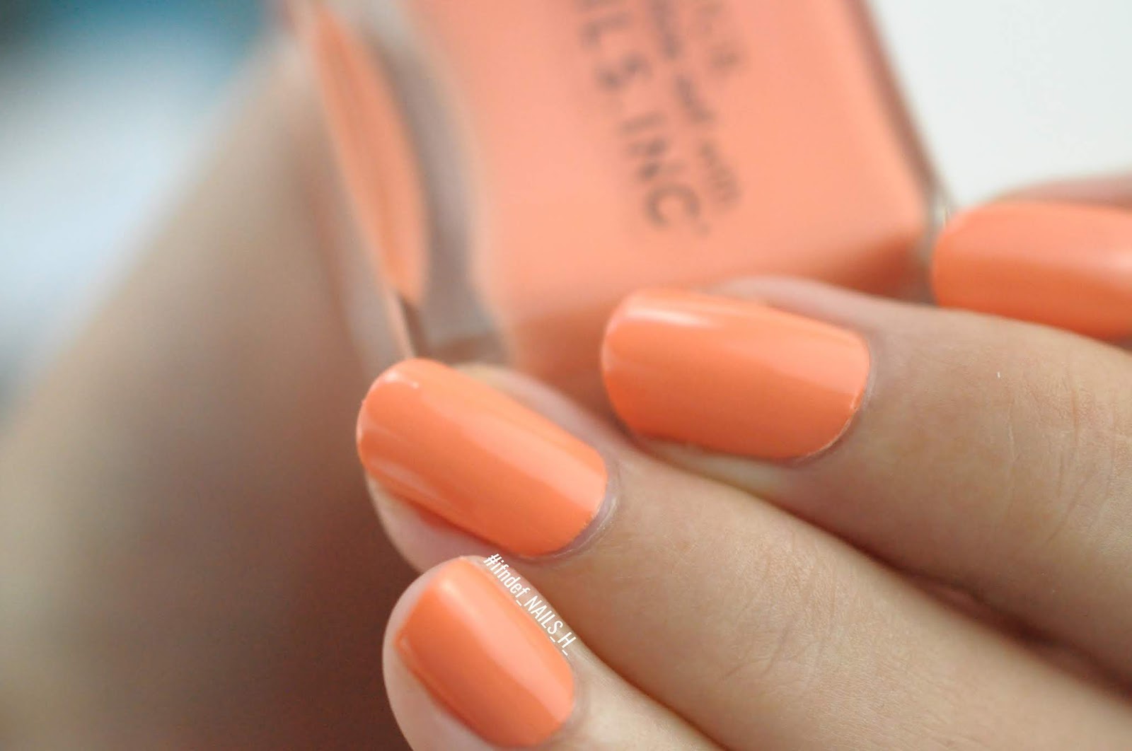 SWATCHES Nails Inc // Kiss My Peach Duo nailPointer*