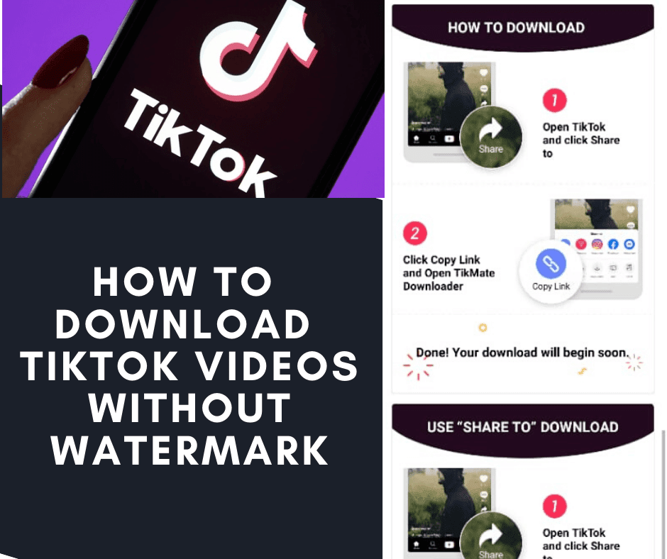 Download Tiktok videos without watermark on android
