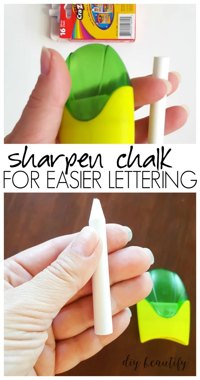 Easy trick for using chalk